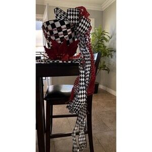 ❌ One of  a Kind  Handmade Tree Topper ❌ Festive Centerpiece-Alice in Wonderland